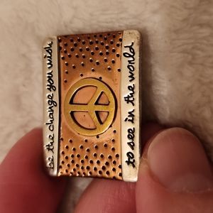 Vintage Multi multi metal Far Fetched Brooch